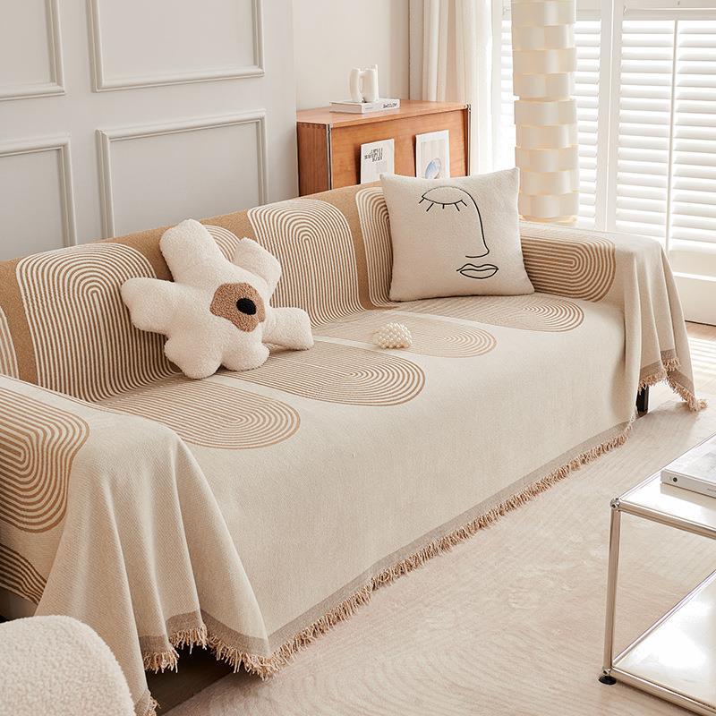 New Sofa Towel Universal All-inclusive Sofa Cover Cover Simple Full Cover Sofa Blanket Cushion.