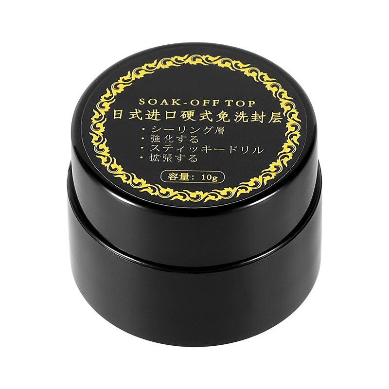 1 шт., верхний слой без протирания, суперсильный клей, 4 в 1, прозрачный гель-лак для ногтей, украшения для дизайна ногтей, кристалл, липкий