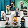 Фигурка Q Posket Мини-фигурка Клинок, рассекающий демонов 4-15 шт./наборы Kimetsu No Yaiba Маленькие ПВХ куклы Настольное украшение