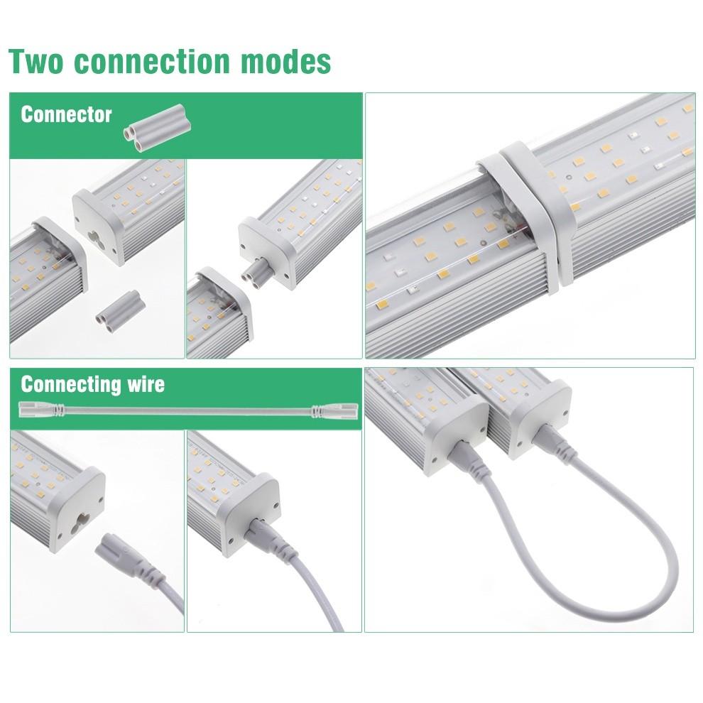 100-277V Household Full Spectrum Plant Light Tube Waterproof Indoor Plants Flower Seedling Growth Light LED Grow Light