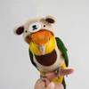 Bear Shape Cute Bird Costume Warm Parrot Cosplay Prop High-quality Birds Cloth  Outdoor