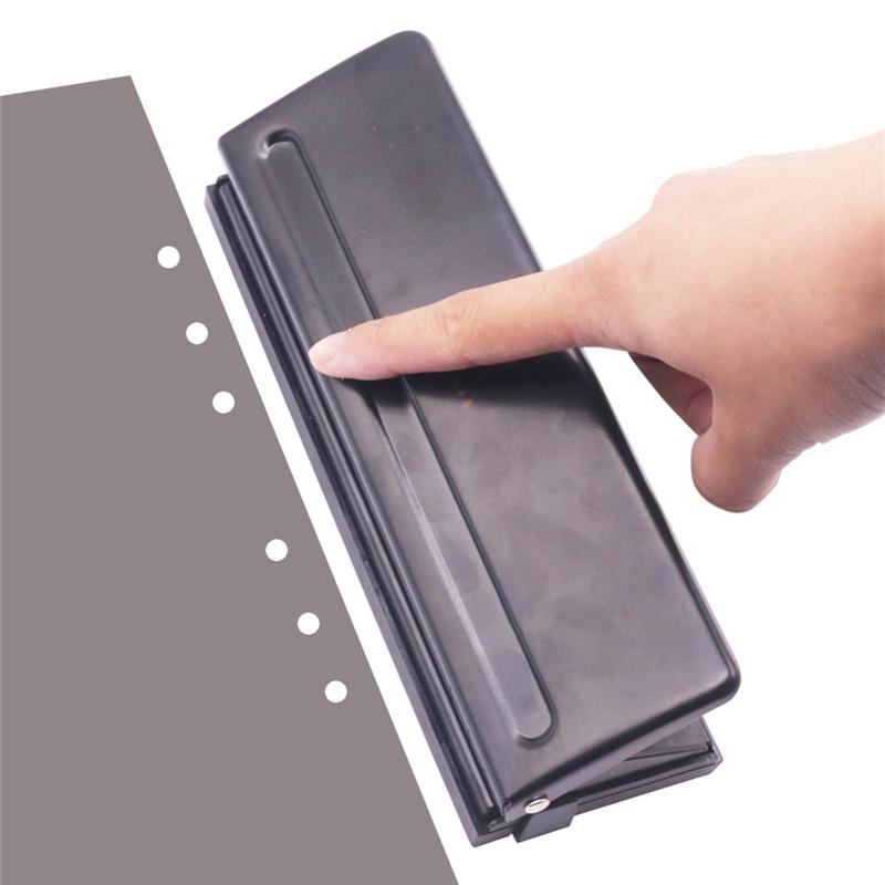 1 Pc 6 Holes Puncher Standard Punch Office Binding Supplies Student Stationery Office Binding Equipment Good Tool