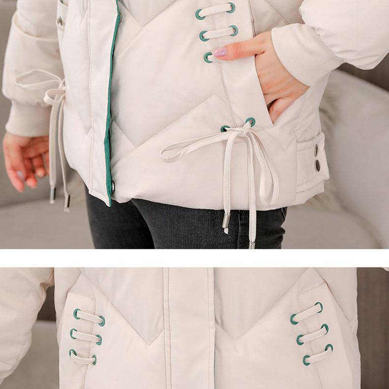 Женское теплое хлопковое пальто с капюшоном, зимние парки, новая утолщенная теплая куртка-пуховик, женская повседневная зимняя одежда, пальто, женская верхняя одежда, пальто