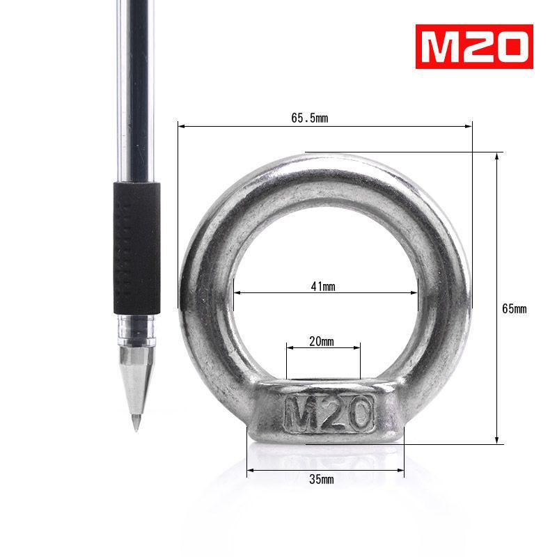Винт-кольцо из нержавеющей стали для морского подъема - Рым-болт/Рым-гайка в форме кольца