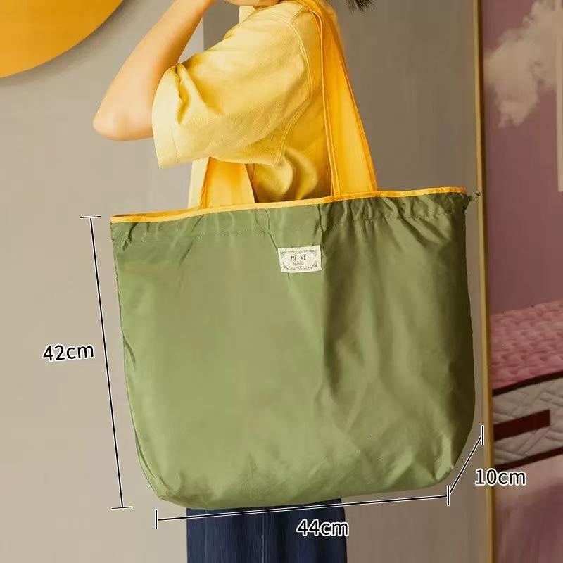 Student Class Canvas Tote Bag Commuter Tote Bag Cartoon Ins Shoulder Bag All-match Simple Large Capacity Student Tote Bag