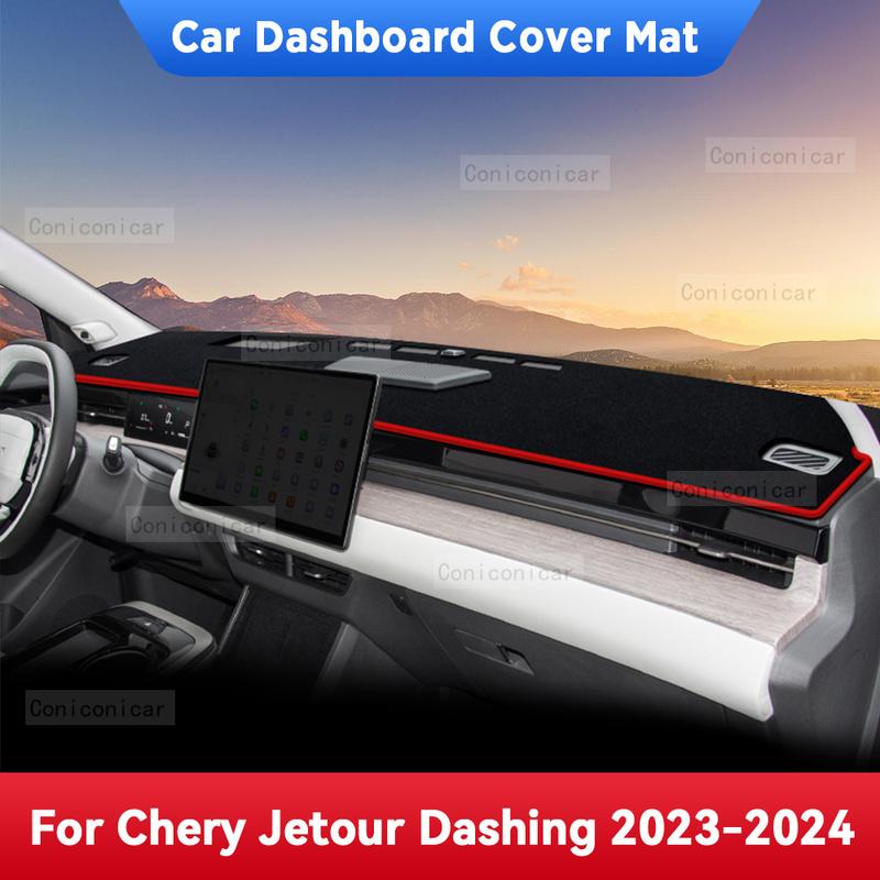 Для CHERY JETOUR DASHING X-1 2024 Автомобильная Панель Приборов Антибликовая Накладка Платформа Приборов Стол Покрытие Коврики Ковры Анти-УФ