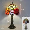 Tiffany Vintage Stained Glass Table Lamp for Bedside or Cafe