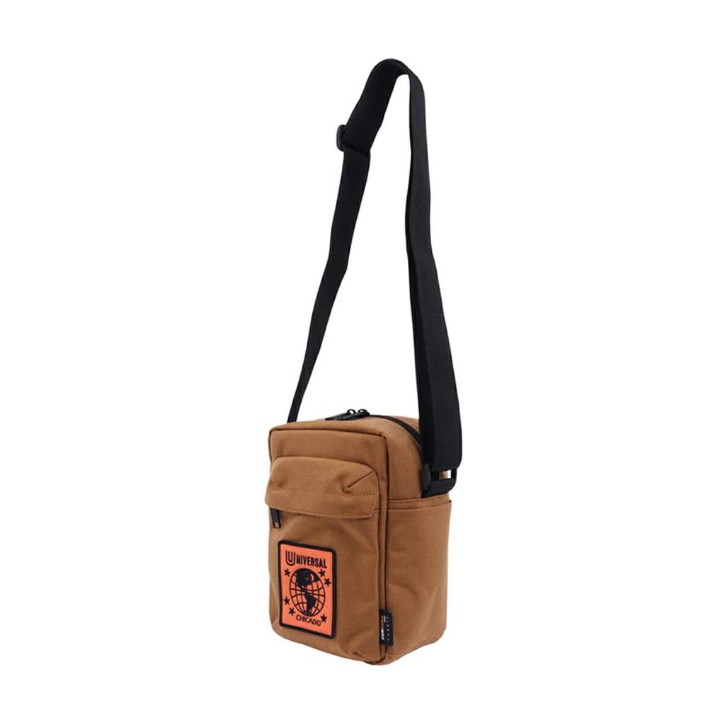 Квадратная наплечная сумка S Мини-сумка OS Черный [Universal Overall] Мужская Женская UVO-115