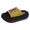 Muffin thick-soled cool slippers women's summer wear 2025 new versatile heightening beach one-word drag sports and leisure sandals