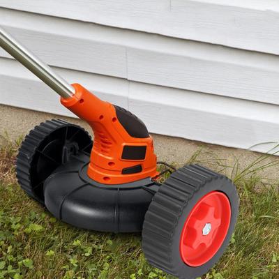 D2 Опорное колесо для триммера, регулируемое по высоте, вспомогательное колесо для триммера, сменное вспомогательное колесо для газонокосилки