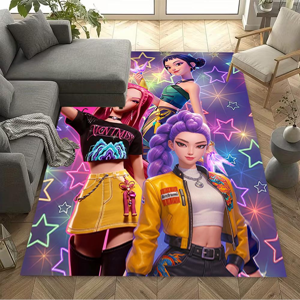 Neon Birthday Celebration Floor Mat Suitable for Outdoor Game Room Kitchen Hallway Anti-slip Rug Office home decor Wedding Party Gift