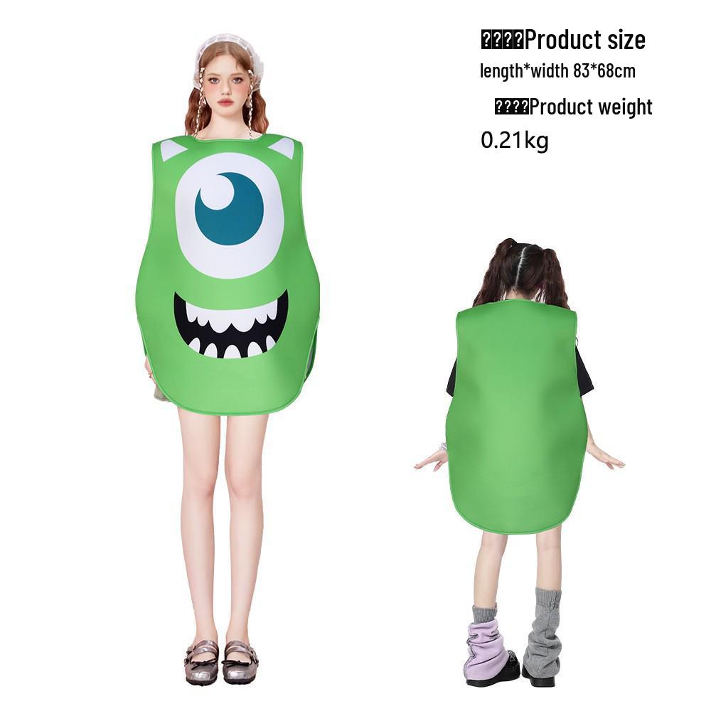 Костюм на Хэллоуин Мона Лиза Комбинезон для школьных выступлений