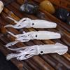 4pcs Soft Rubber Squid Glow Fishing Lure Bionic Sea Fishing Squid Bait  Sea Fishing Accessories