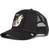 Fashion Animals Embroidery Baseball Caps Men Women Snapback Hip Hop Hat Summer Breathable Mesh Sun Gorras Unisex Streetwear Bone