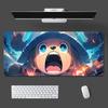 Leather ONE PIECE Mouse Pad Luffy Roronoa ZoroHome Office Non-slip Dirt-resistant Mouse Pad Keyboard Pad High Quality Nami Table