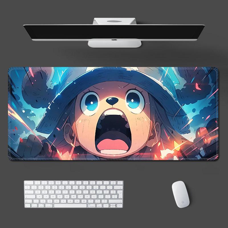 Leather ONE PIECE Mouse Pad Luffy Roronoa ZoroHome Office Non-slip Dirt-resistant Mouse Pad Keyboard Pad High Quality Nami Table