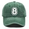 Numbers 0 to 9 Print Unisex Baseball Cap Cap For Man Lightweight Non-Stretch Fabric Adjustable Baseball Caps One Size Fits All