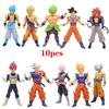 High Quality Dragon Ball Z Super Saiyan Action Figure Model GK Rose Goku DBZ Gohan Anime Figure Vegeta Statue Collect Toy Gift