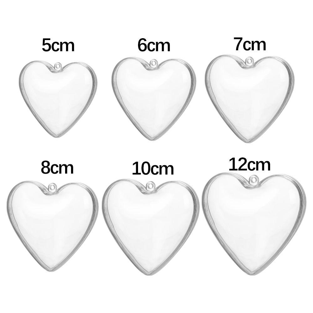 DIY Heart Shape Plastic Heart-shaped Ball Food Packaging Creative Sugar Box Candy Box Packaging