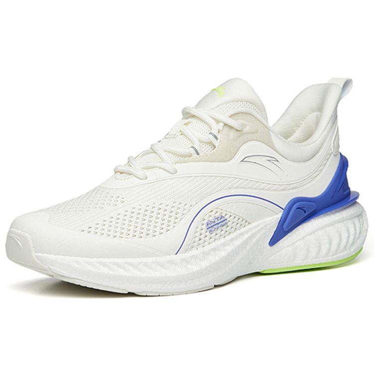 Anta Кроссовки Running Series с низким верхом, амортизирующие, нескользящие, прочные, дышащие, мужские, белые, зеленые, фиолетовые 112225570R-1