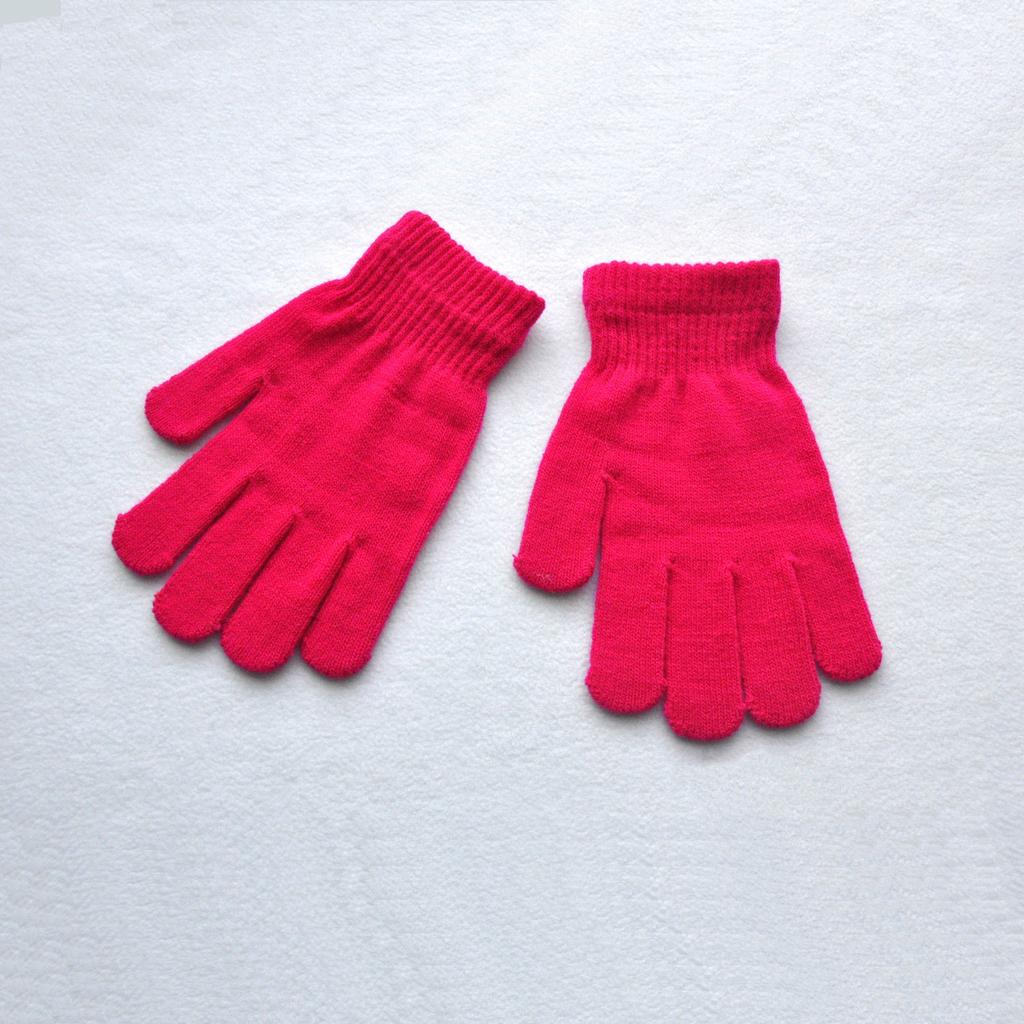 12-15 лет Новые Зимние Теплые Перчатки для Мужчин Женщин Студентов Однотонные Вязаные Варежки Спорт на Открытом Воздухе Велоспорт Лыжи Теплые Перчатки