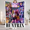 K-Pop D-Демоны H-Охотники Huntrix Одеяла Качество Мягкое Теплое Плед Зима Девочки Мальчики Подарок Для Дивана Кровати Офиса Кемпинга