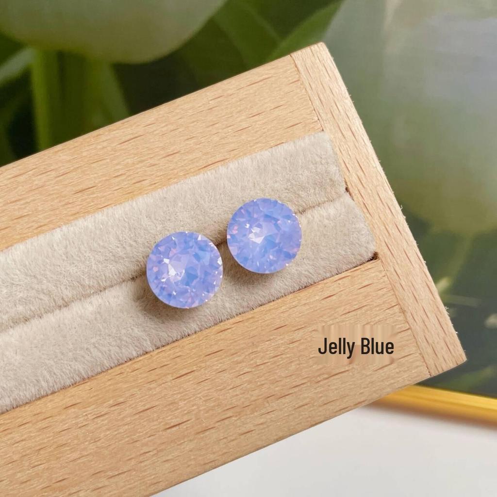 Вспышка Millennium восьмигранные серьги-гвоздики с розой из циркония для женщин - индивидуальный многогранный изысканный дизайн