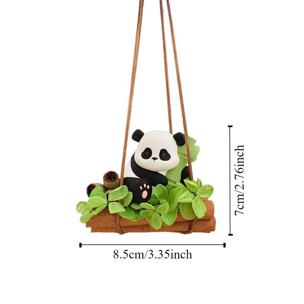 Долговечный диффузор духов Panda Ароматный камень Автомобильный подвесной орнамент Автомобильная ароматерапия