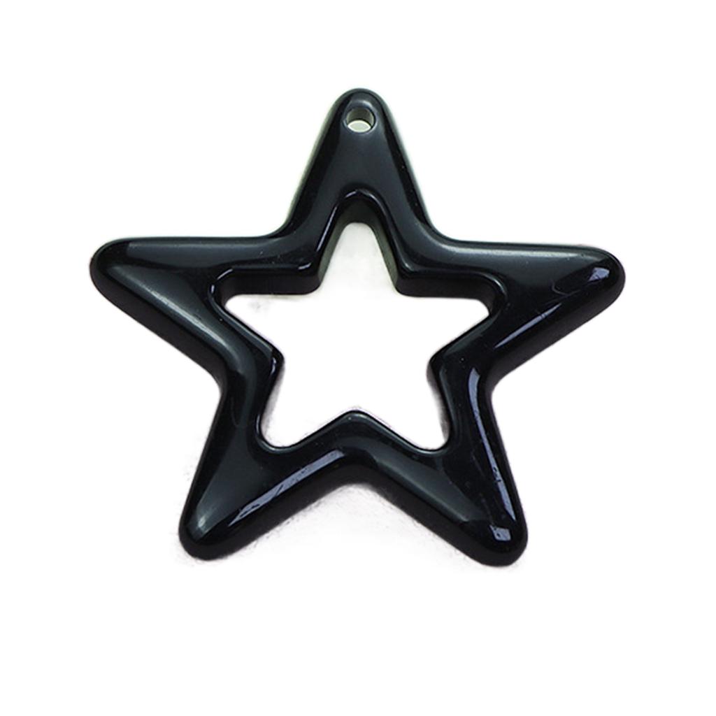 10 шт. Элегантная подвеска-звезда с полым узором, маленькая пятиконечная звезда, шарм, DIY аксессуар для ожерелья, материалы для изготовления ювелирных изделий