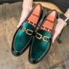 Fashion Italy Dress Shoes Men Wedding Fashion Office Footwear High Quality Fashion Suede Comfy Men Formal Shoes Mirror Face Leather Shoe