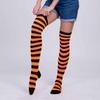 1Pair Cotton High Quanlity Cosplay Over Knee Overknee Women Stockings Thigh High Long Popular Striped Cute Sweet Girls Socks  Unique