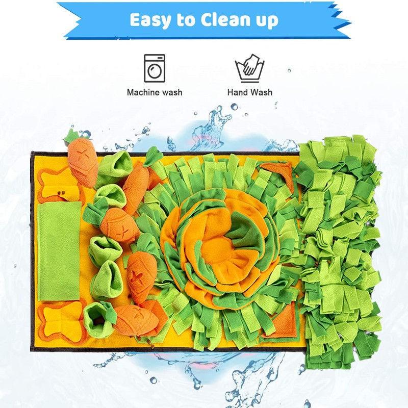Dog Snuffle Mat Slow Feeding Mental Stimulation - Washable Anti-Slip Pet Puzzle 76x40cm