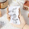 Artistic Style Wooden Rubber Stamps Journal Decoration Stamps  For DIY Card Photo Album Diary Decor