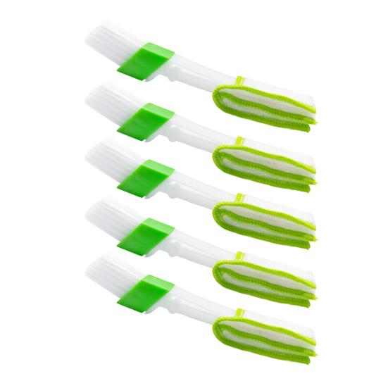 Мини-щетка для чистки вентиляционных отверстий автомобиля, ручка для автомобильной вентиляции, двухсторонняя насадка из микрофибры, очиститель кондиционера, инструмент для удаления пыли и детализации