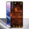 Чехол для телефона Merry Christmas для Samsung Galaxy S22 Pro S21 S20 FE Ultra S10 Lite S10 S10E S9 S8 Plus, мягкий черный чехол из ТПУ
