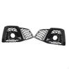 Car Front Bump Fog Light Grilles for L Rh Side Lamp Grills Repair Part Black Repairing Accessory