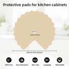 Easy To Use Kitchen Cabinet Mats Durable Silicone Shelf Liners For Homes Kitchen Protect Nonadhesive Placemat Khaki