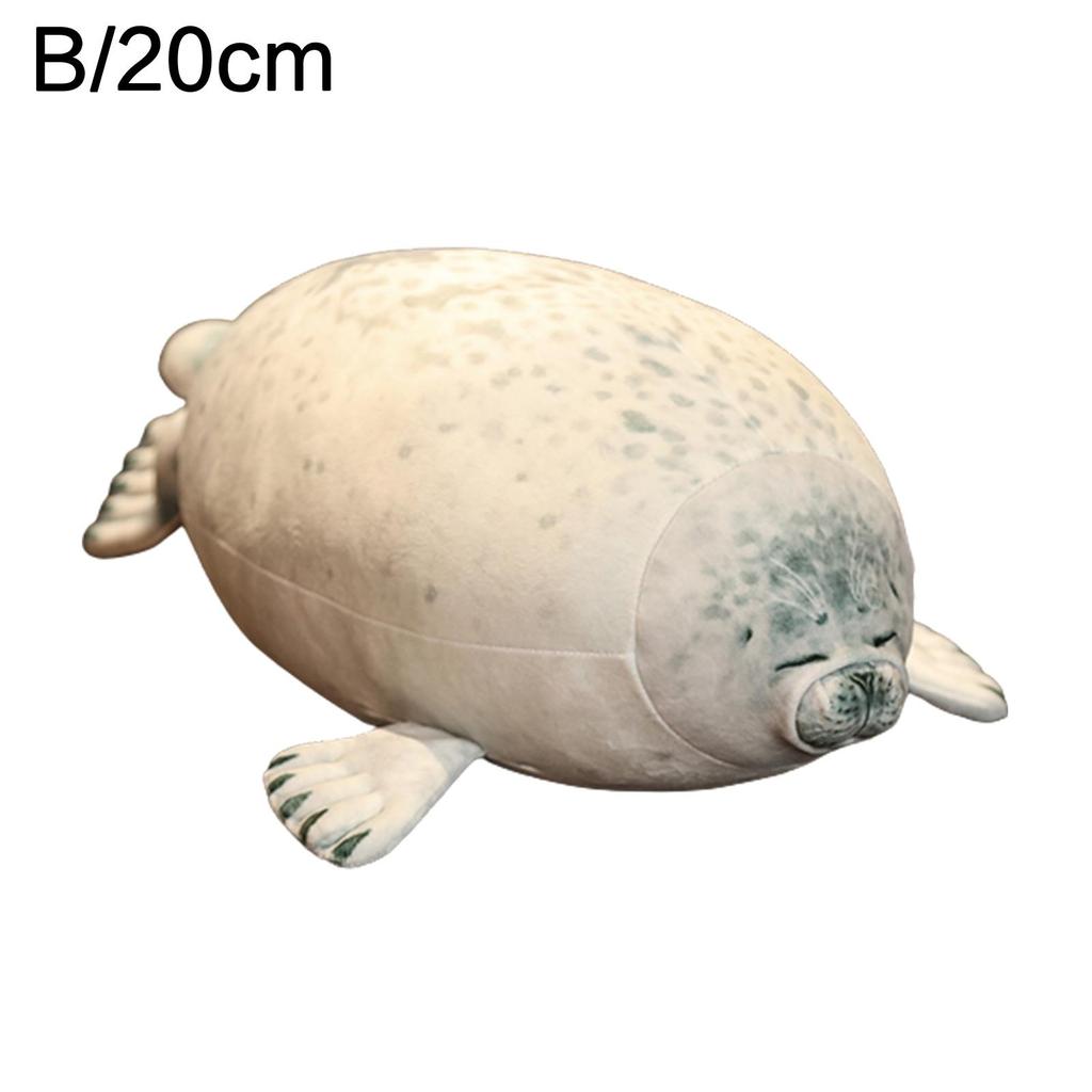 20 см Angry Blob Seal Подушка Chubby 3D Новинка Морской лев Плюшевые подарки для детей Кукла для девочек Мягкая глотка J1R2