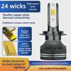 High Power LED Car Headlights H19005: H1, H4, H7, 9006 Dual Beam