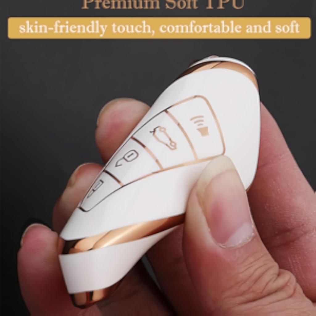 Чехол для ключа Lexus Key Fob Cover, для Lexus ES RX GS GX is LC LS NX RS LX RC Premium Soft TPU Full Cover Protection Key Fob Case Remote Key Holder