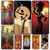 Южная Африка Женщина Чехол Для Samsung Galaxy S23 S22 Ultra S20 S21 FE S9 S10 Plus Note 10 20 Ultra Задняя Крышка