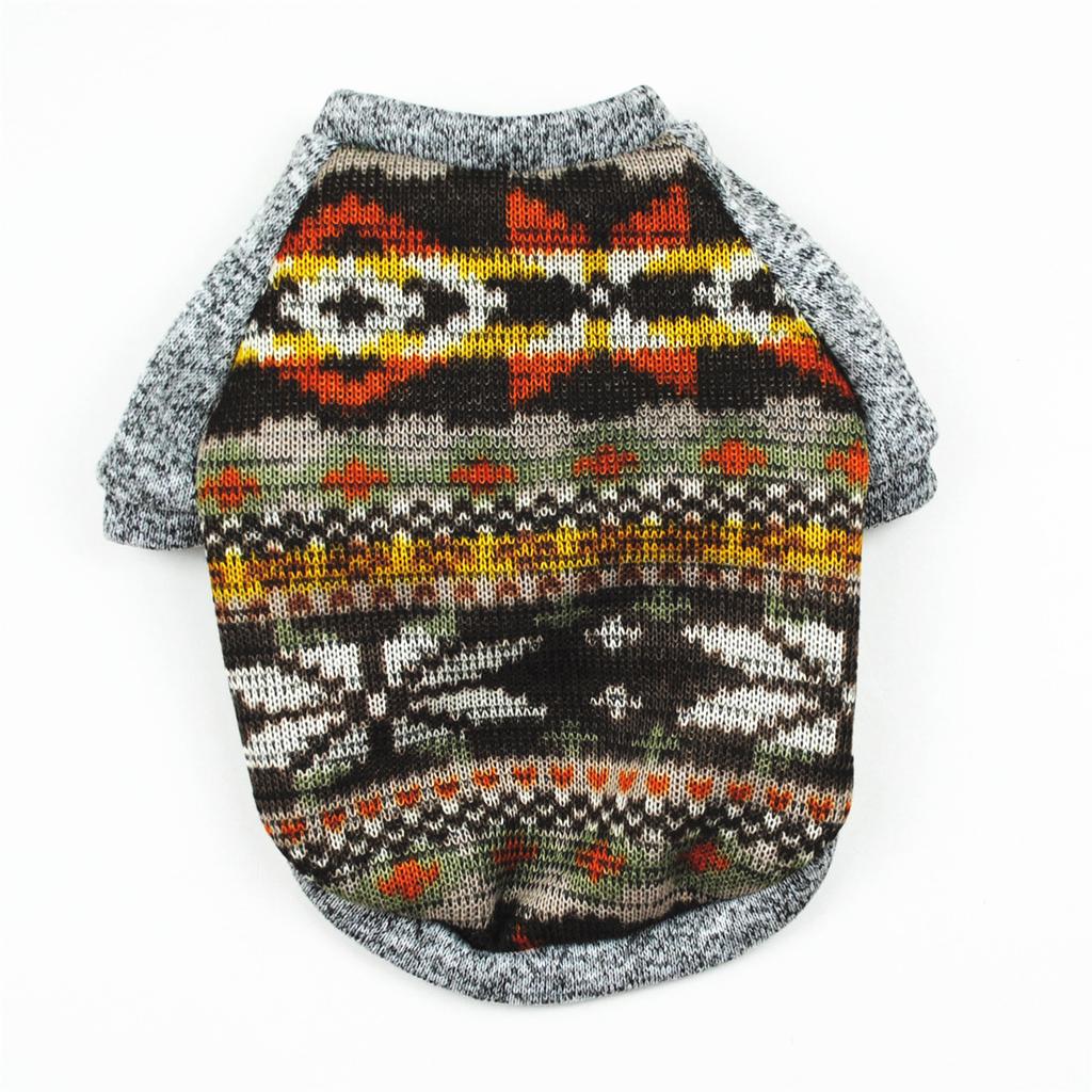 Pet Clothes Dog Clothes Spring and Autumn Thickened Fleece Jacket Shoulder-plugged Fleece Thermal Sweater