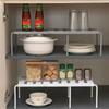 Storage Kitchenware Adjustable Cupboard Shelf Spice Rack Storage Shelf Pantry Organiser Rack