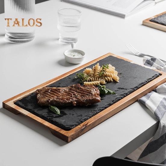 Тарелка для стейка Изысканное место для закусок Каменный сейф Японская кухня Тарелка с лососем Кухонные инструменты