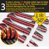 for Dodge Caliber 2007~2012 Luxurious Chrome Exterior Door Handle Cover Car Accessories Stickers Trim Set 2008 2009 2010 2011
