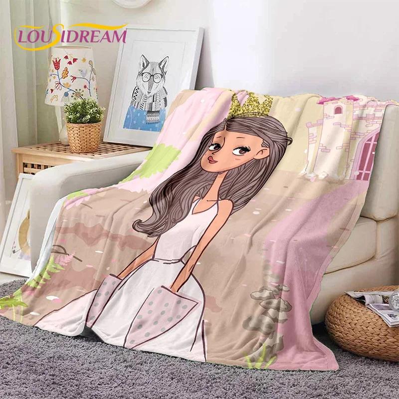 Милая балерина, фея, мультяшное мягкое флисовое одеяло для кровати, спальни, дивана, пикника, плед для отдыха на открытом воздухе, подарок