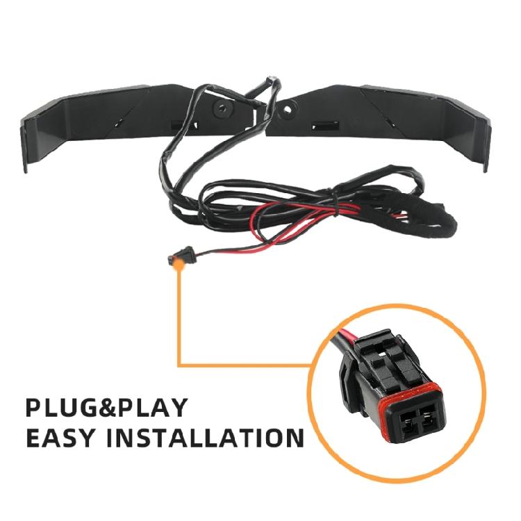 1 пара ручных щитков, водонепроницаемый защитный комплект со светодиодными фонарями для Can Am Ryker 600