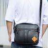 Мужская сумка из натуральной кожи Одноплечная сумка через плечо Повседневная сумка через плечо Одноплечная сумка