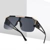 Новые роскошные мужские солнцезащитные очки большого размера, брендовые дизайнерские солнцезащитные очки для женщин, модные квадратные солнцезащитные очки с градиентом