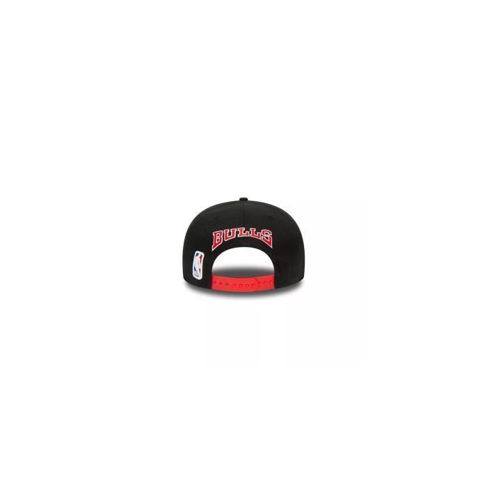 Casquette - New Era - 9fifty Chicago Bulls - Noir - Visière Plate - Snapback
